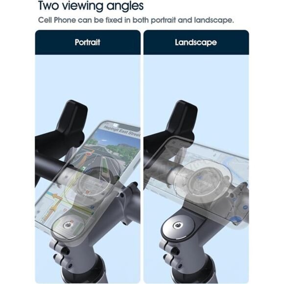 Bike Phone Mount,Mountain Bicycle Cell Phone Holder,Universal Aluminum Handlebar - Picture 6 of 7